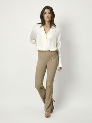 Dollman Suede Flared Pants